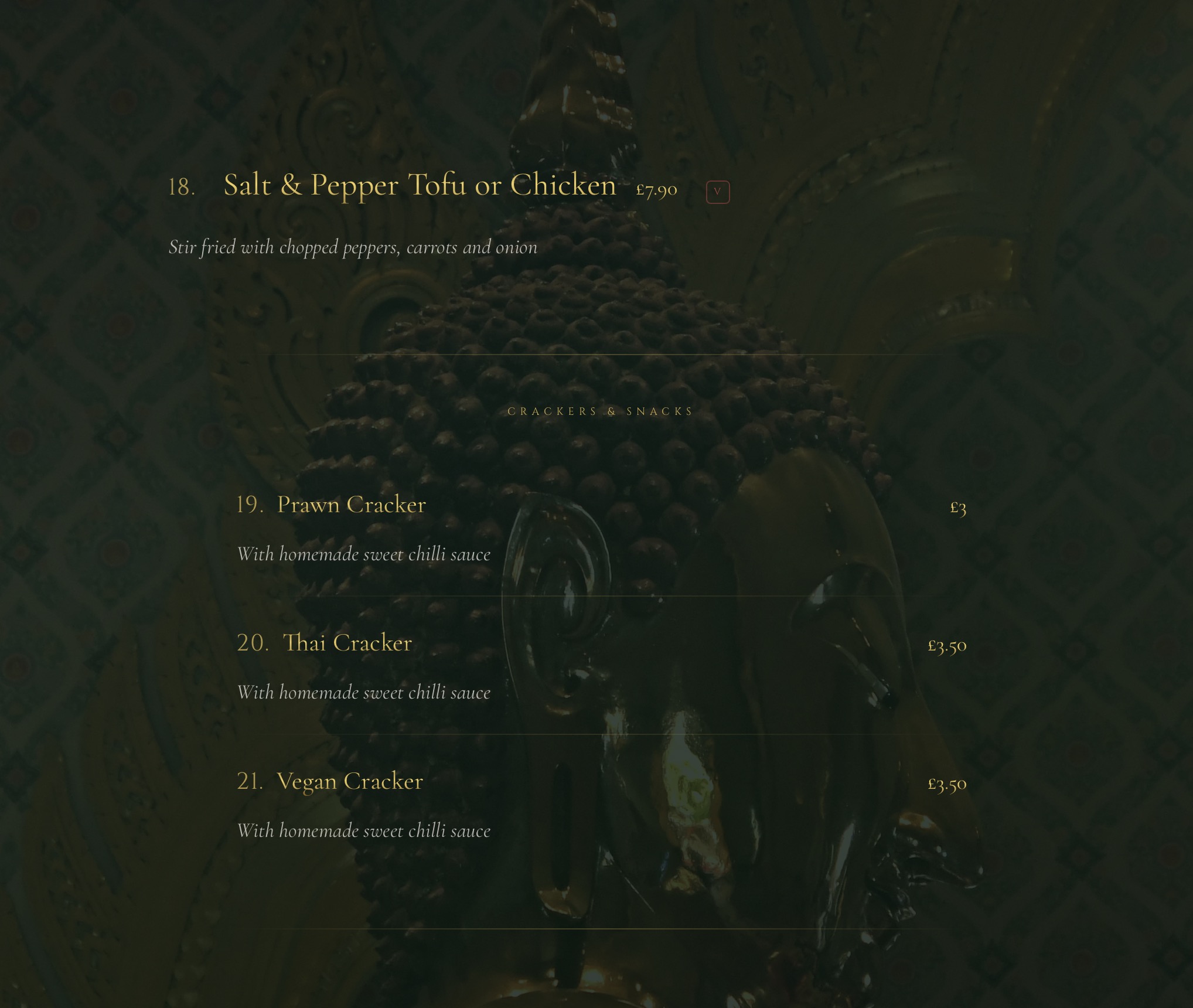 Jun Jaow restaurant website